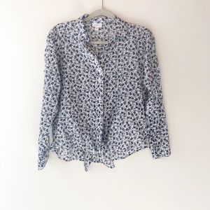 J.Jill silk blend floral blouse SS103